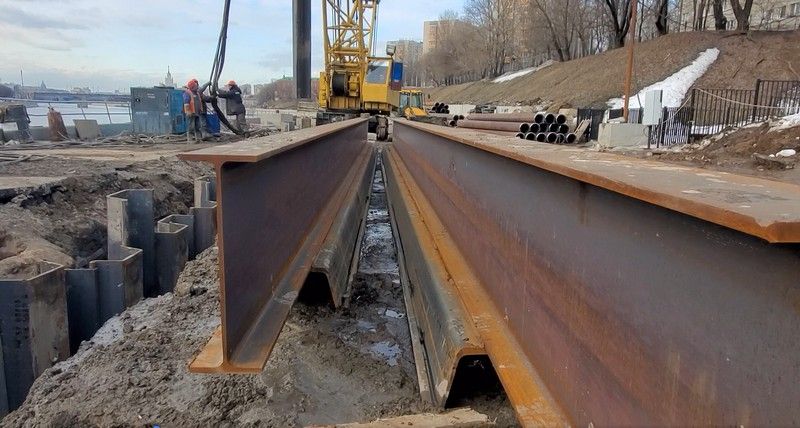 Шпунт балочный 2хЛ5-УМ+60Ш4